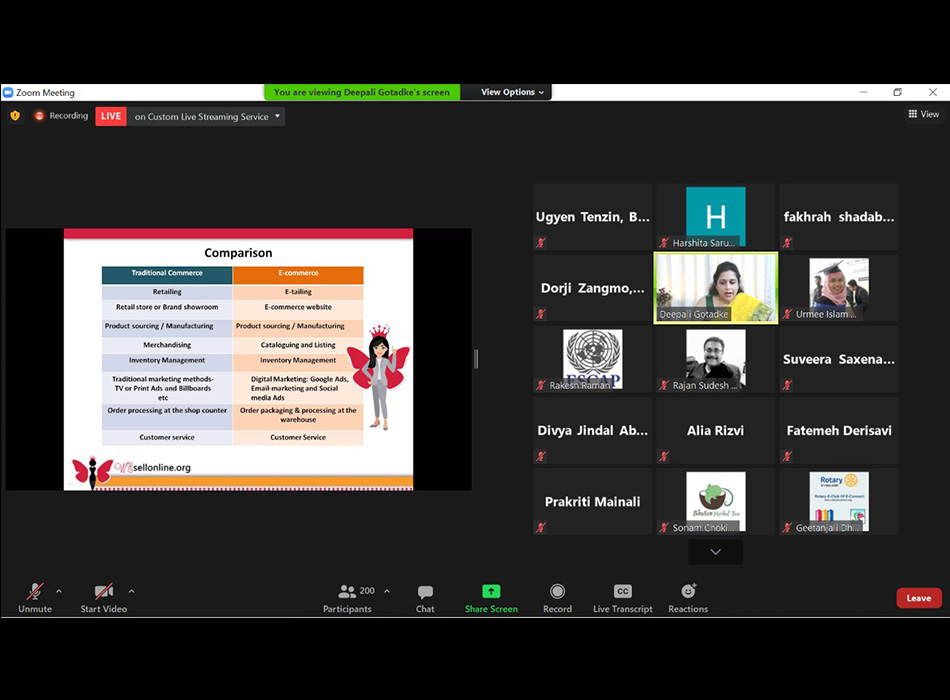 UNESCAP Wesellonline online training photo gallery